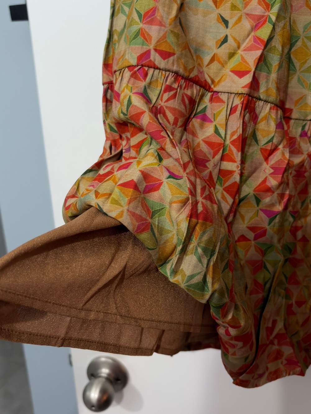 Multicolor Geometric Dress - Picture 6 of 8